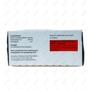 Telma 80mg Tablet 15's