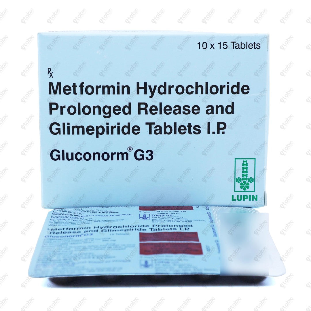 Gluconorm G3 Tablet 15's
