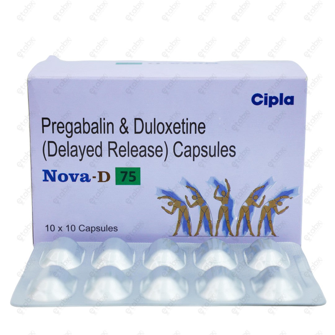 NOVA D 75MG Capsules 10's