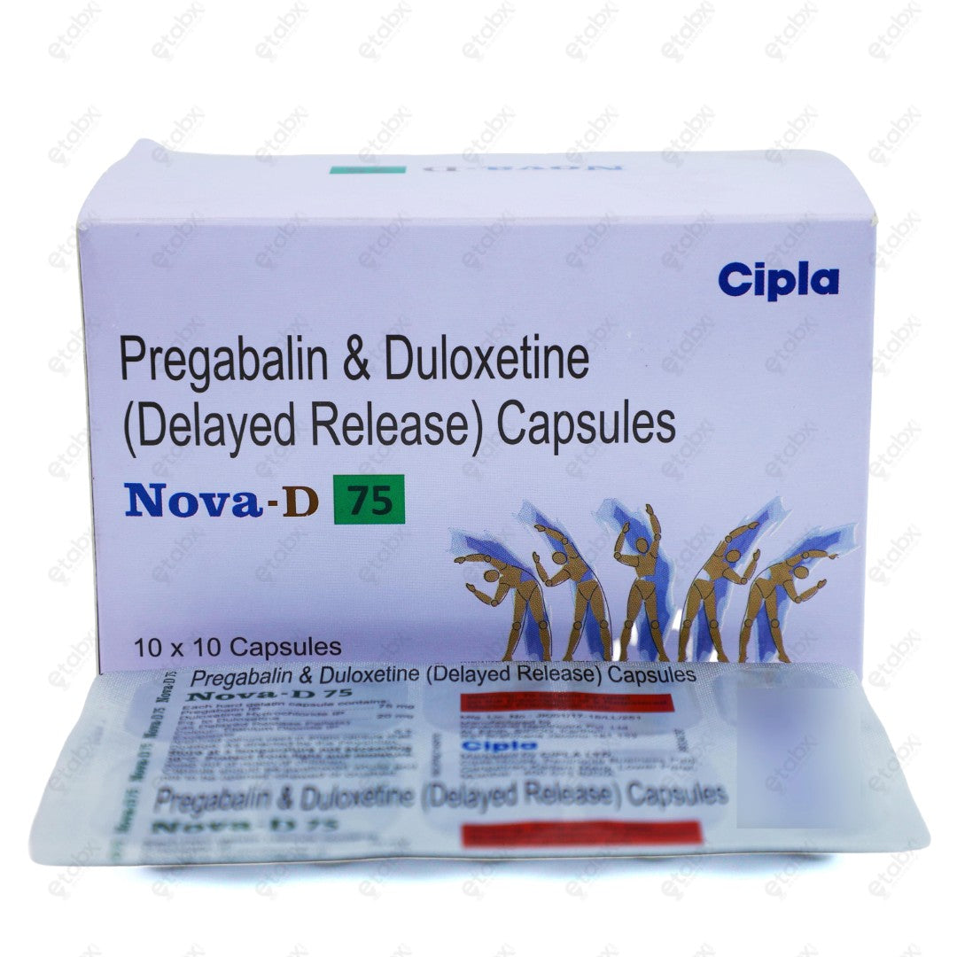 NOVA D 75MG Capsules 10's