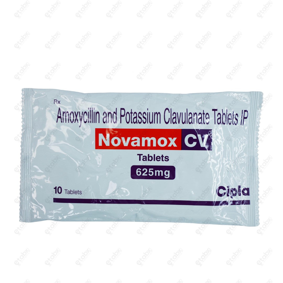 Novamox CV 625mg Tablet 10's