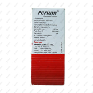 Ferium Chewable Tablet 10's