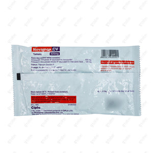 Novamox CV 625mg Tablet 10's