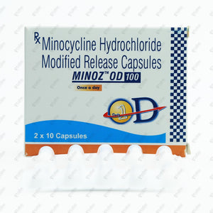 MINOZ OD 100MG Capsule 10's