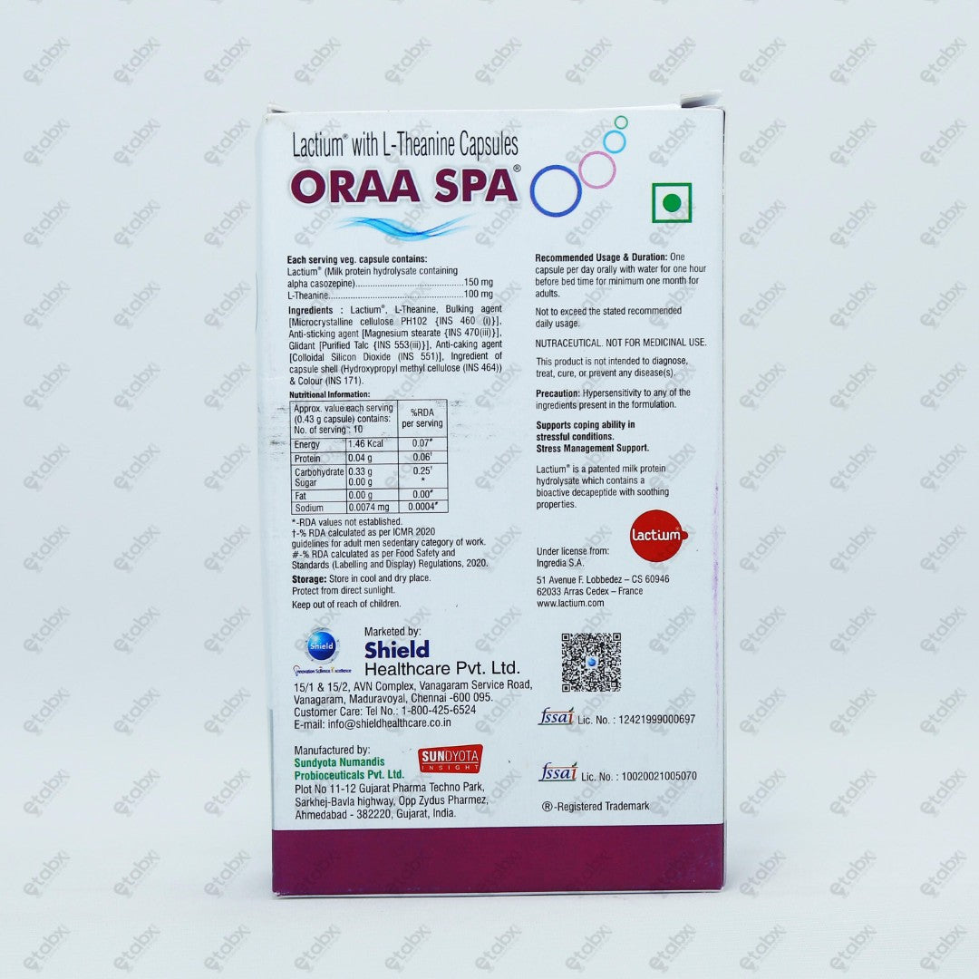 Oraa Spa Capsule 10's