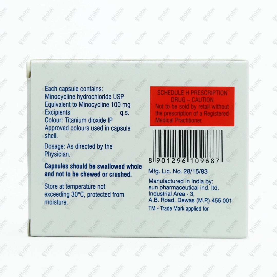 MINOZ OD 100MG Capsule 10's