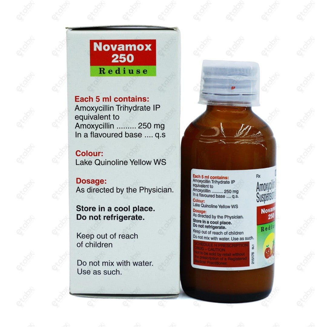 Novamox 250mg Redimix Suspension 60ml