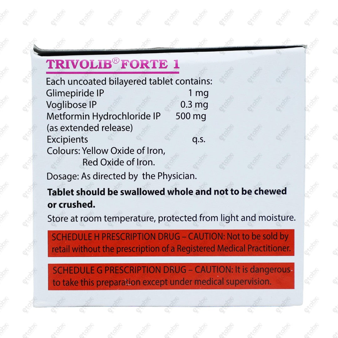 Trivolib Forte 1 Tablet 15's