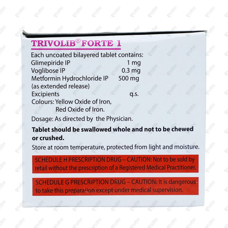 Trivolib Forte 1 Tablet 15's