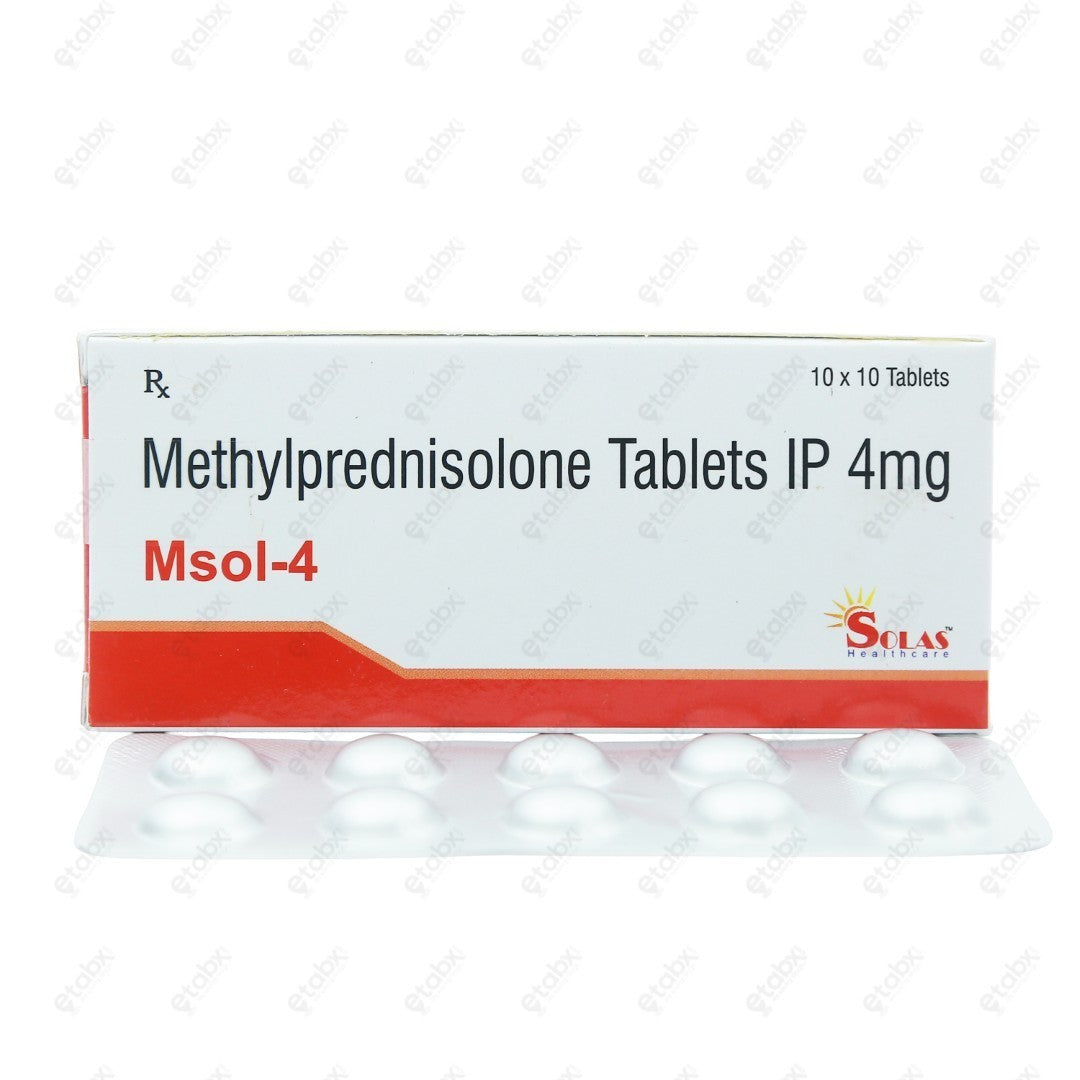 MSOL 4mg Tablet 10's