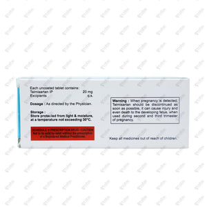 Telsaan 20mg Tablet 10's