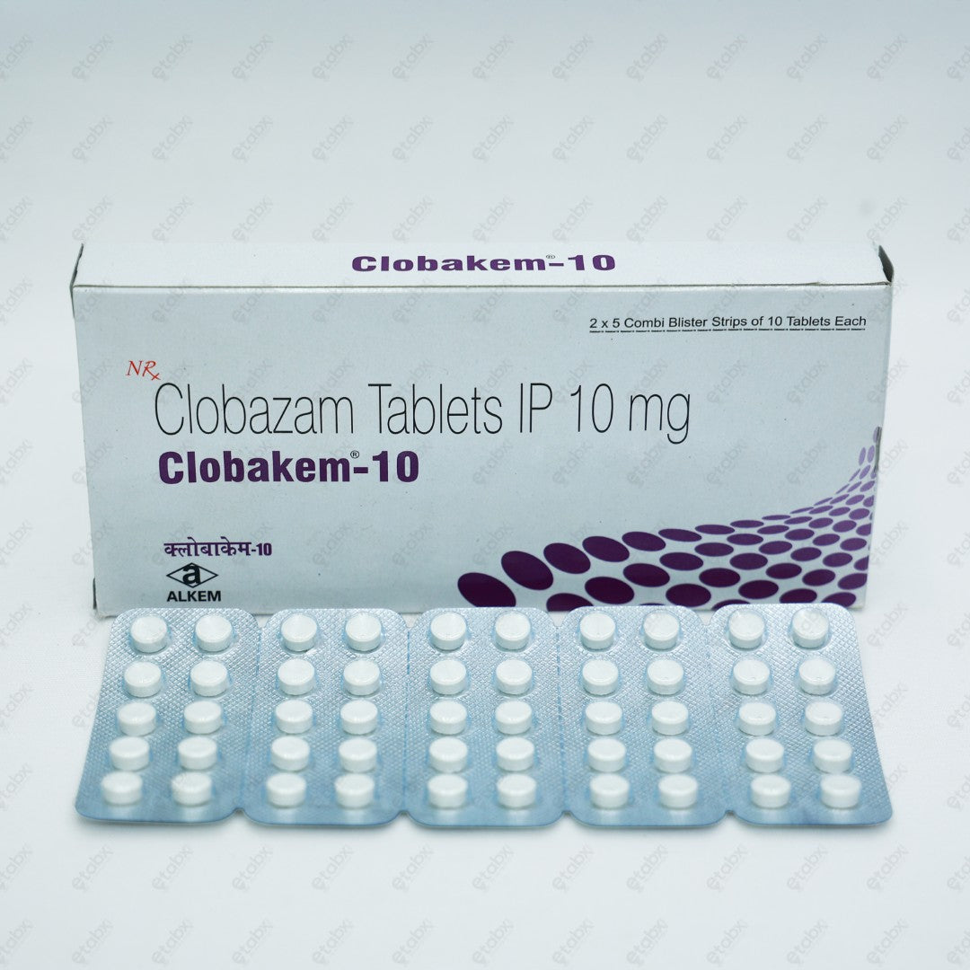 Clobakem 10mg Tablet 10's