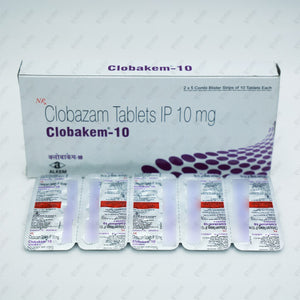 Clobakem 10mg Tablet 10's