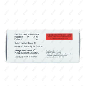 PREGARIN 25mg Tablet