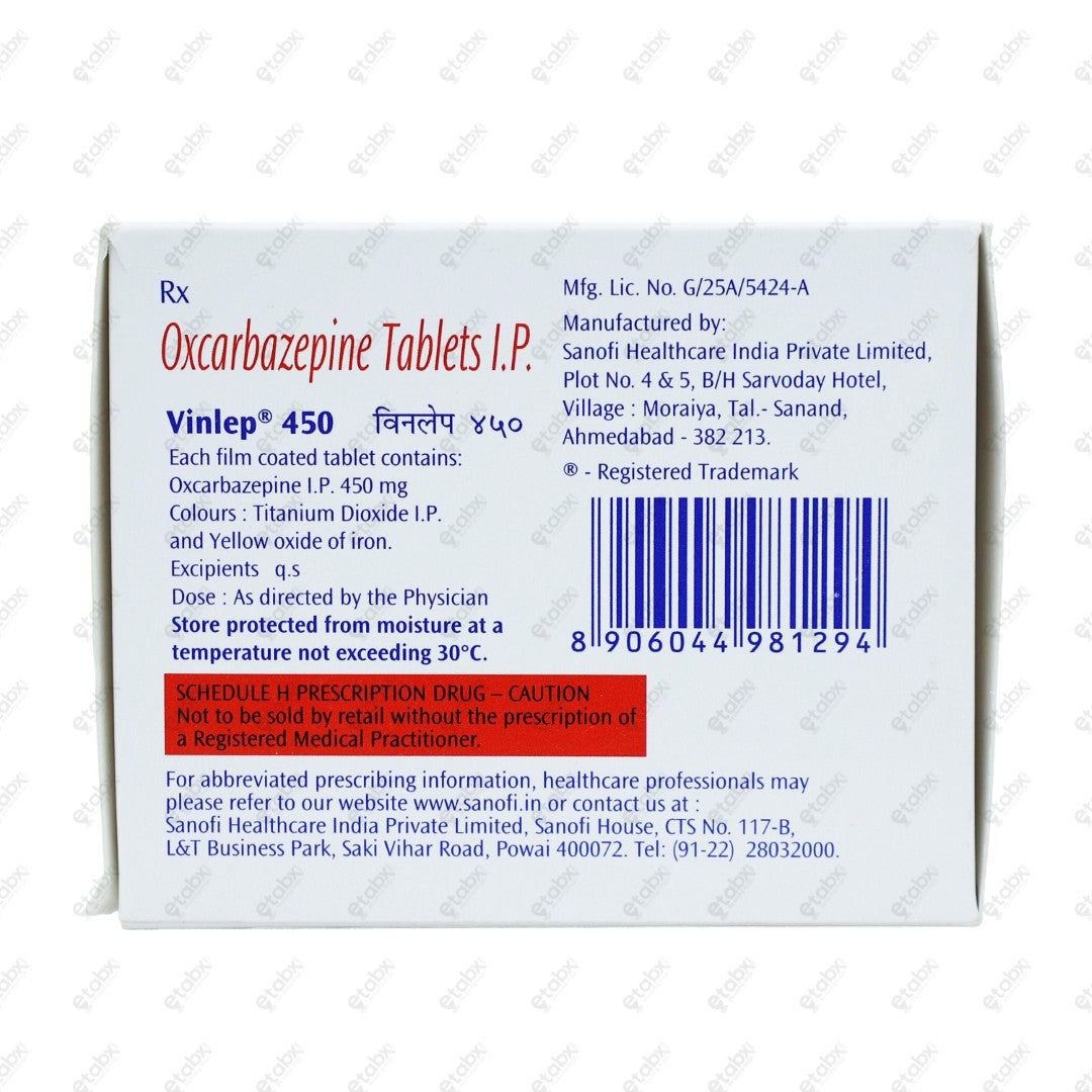 Vinlep 450 Tablet 10's