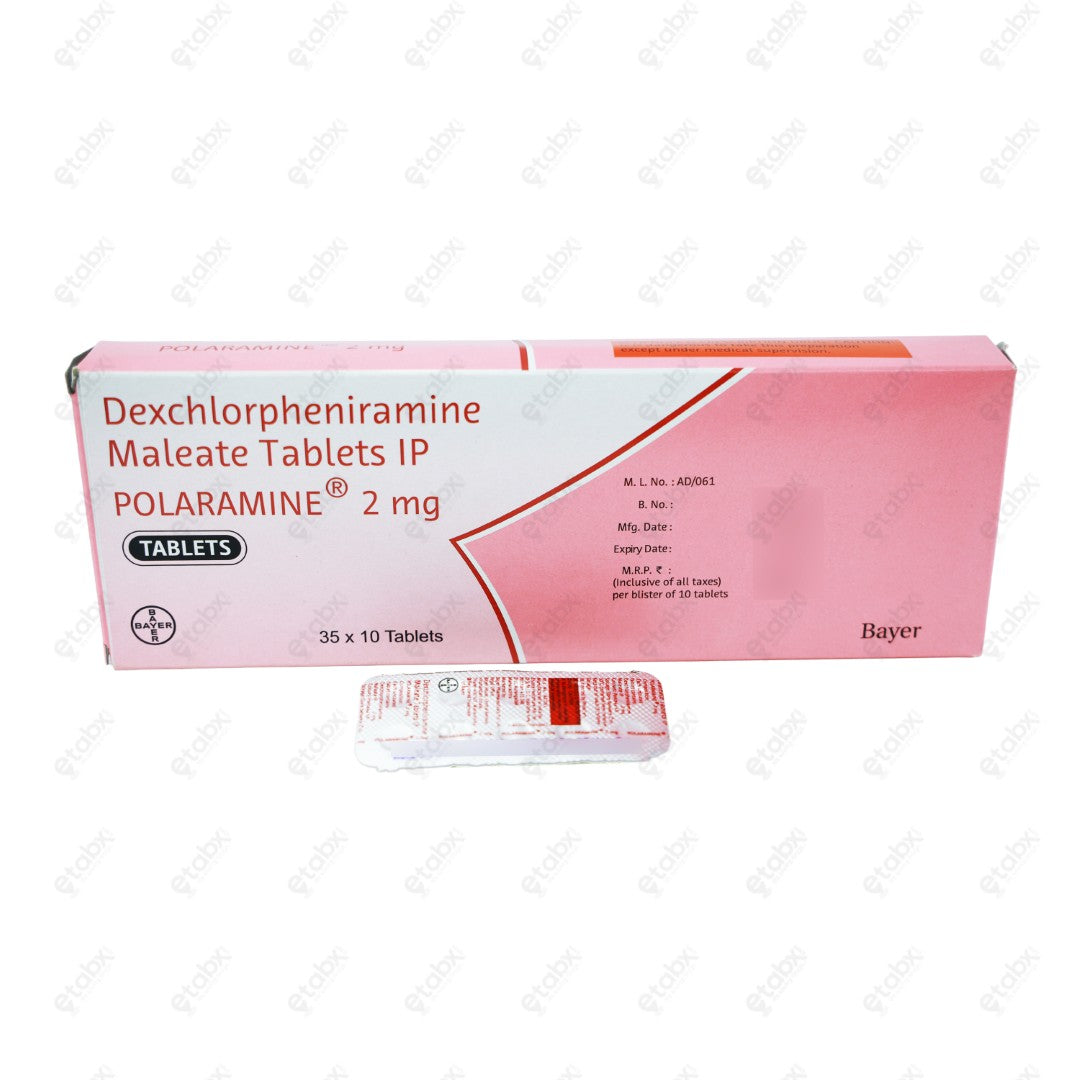 Polaramine 2mg Tablet 10's