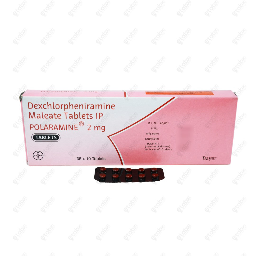 Polaramine 2mg Tablet 10's