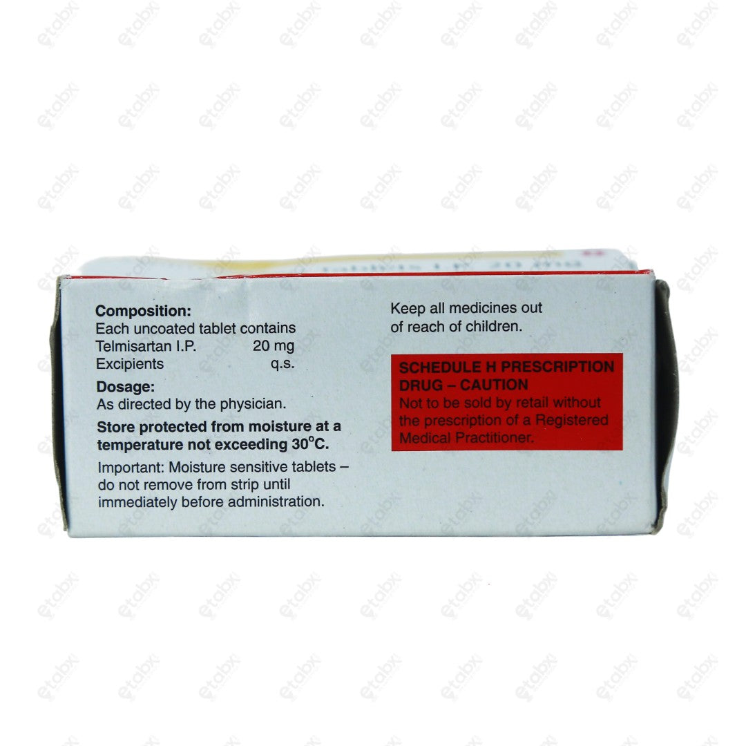 Telma 20mg Tablet 15s