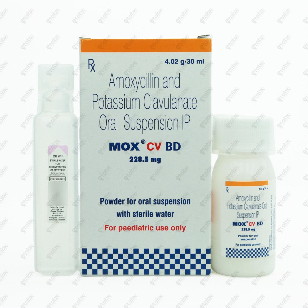 Mox CV BD 228.5mg Suspension 30ml