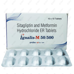 Ignalis M 50/500mg Tablet 10's