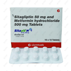 Sitazit M 50/500mg Tablet 10's