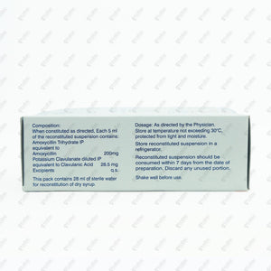 Mox CV BD 228.5mg Suspension 30ml