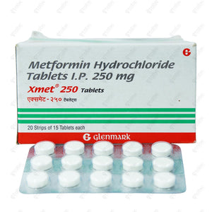 Xmet 250mg Tablet 15's