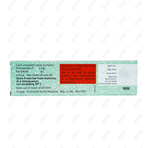 Euglim 1mg Tablet 15's