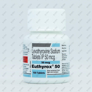 Euthyrox 50mcg Tablet 100's