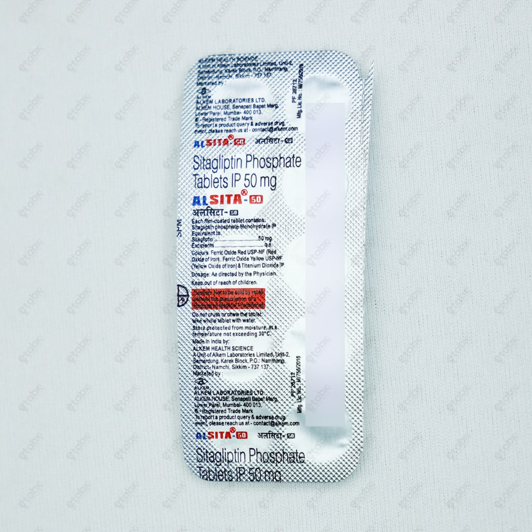 Alsita 50mg Tablet 10's