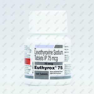Euthyrox 75mcg Tablet 100's