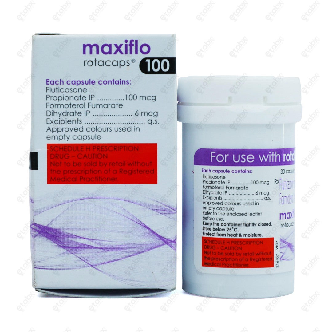 Maxiflo 100mg Rotacaps 30's