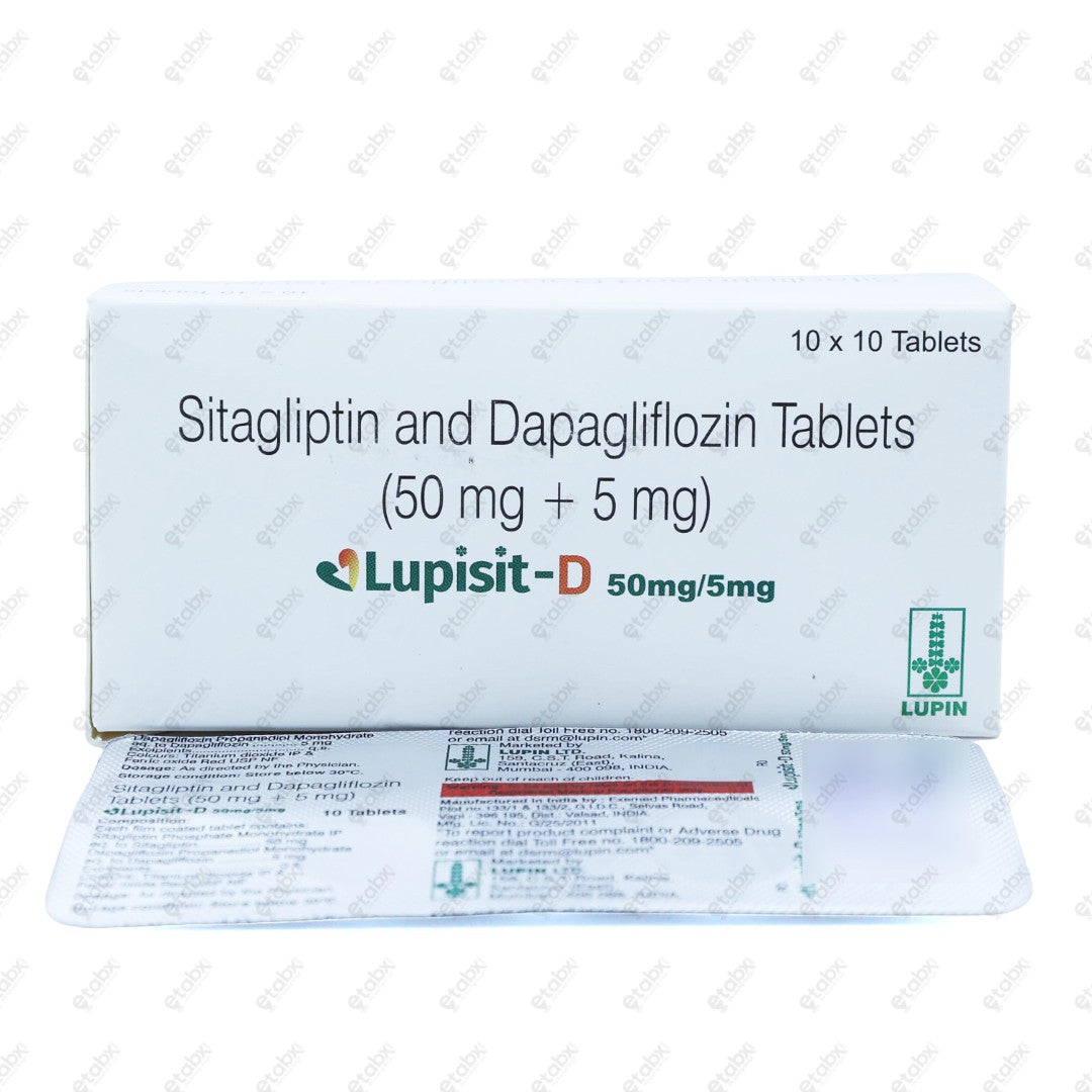 Lupisit D 50/5mg Tablet 10's