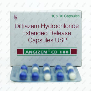 Angizem CD 180mg Tablet 10's