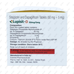 Lupisit D 50/5mg Tablet 10's