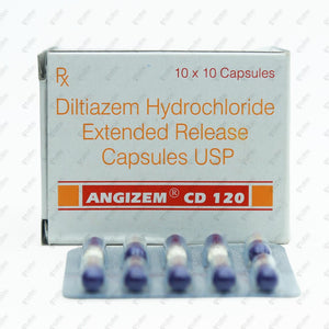 Angizem CD 120 Capsule 10's