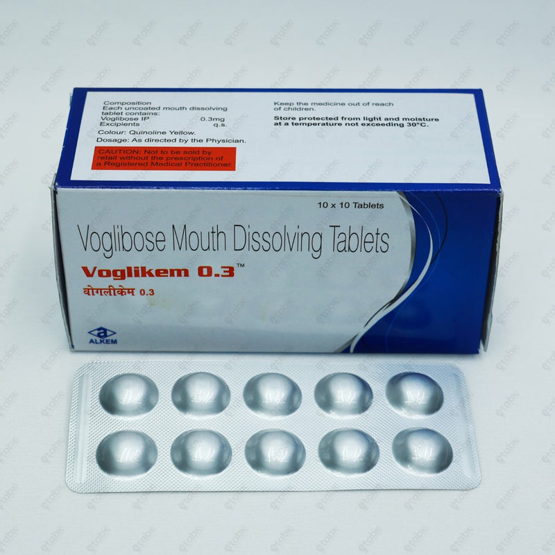 VOGLIKEM 0.3mg Tablets (10's)