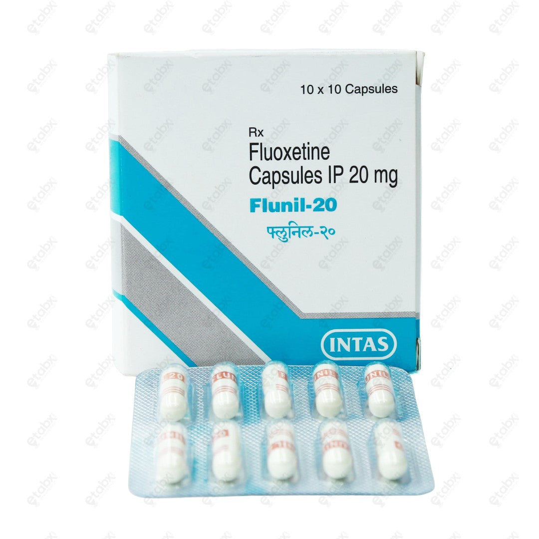 Flunil 20mg Capsules 10's