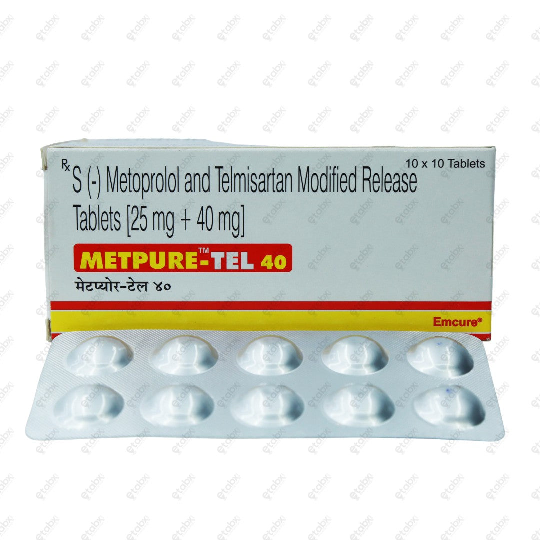 Metpure Tel 40 Tablet 10's