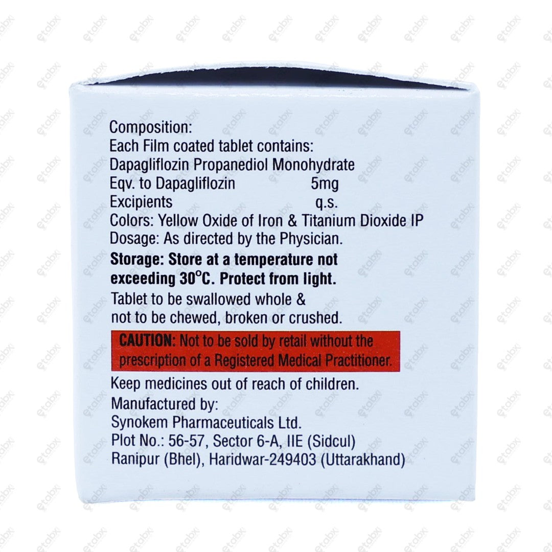 Dapaturn 5mg Tablets 10's