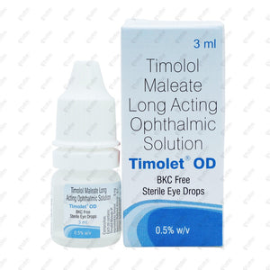 Timolet OD Eye Drops 3ml