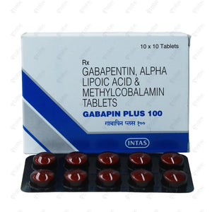 GABAPIN PLUS 100mg Tablets (10's)