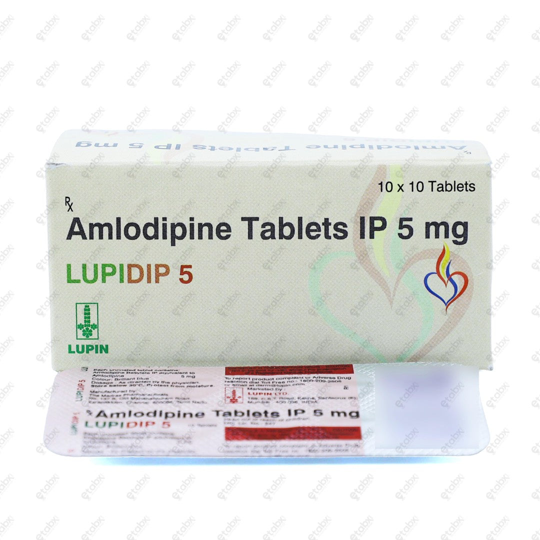 Lupidip 5MG Tablet 10's