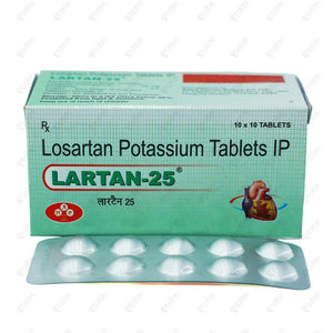 Lartan 25mg Tablets 10's