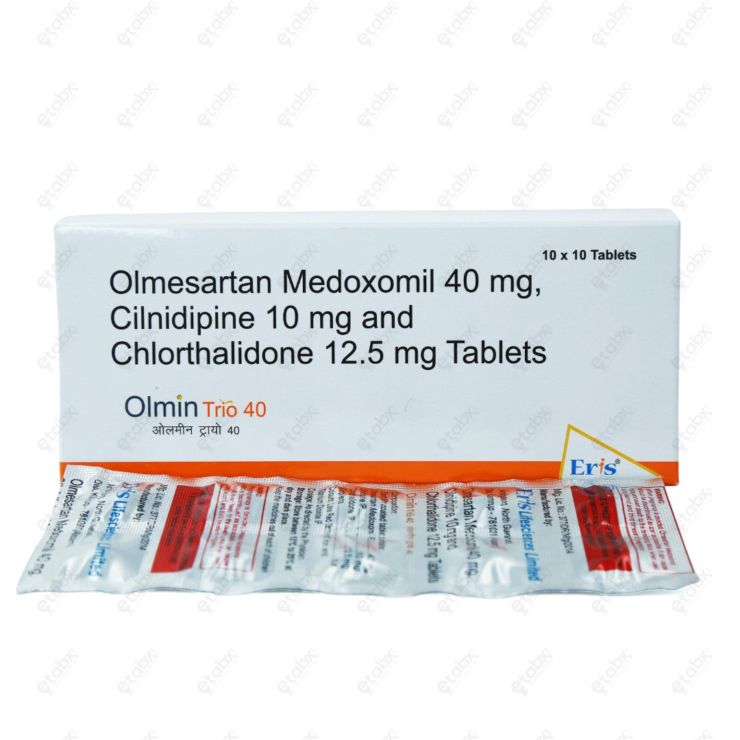 Olmin Trio 40mg Tablet 10's