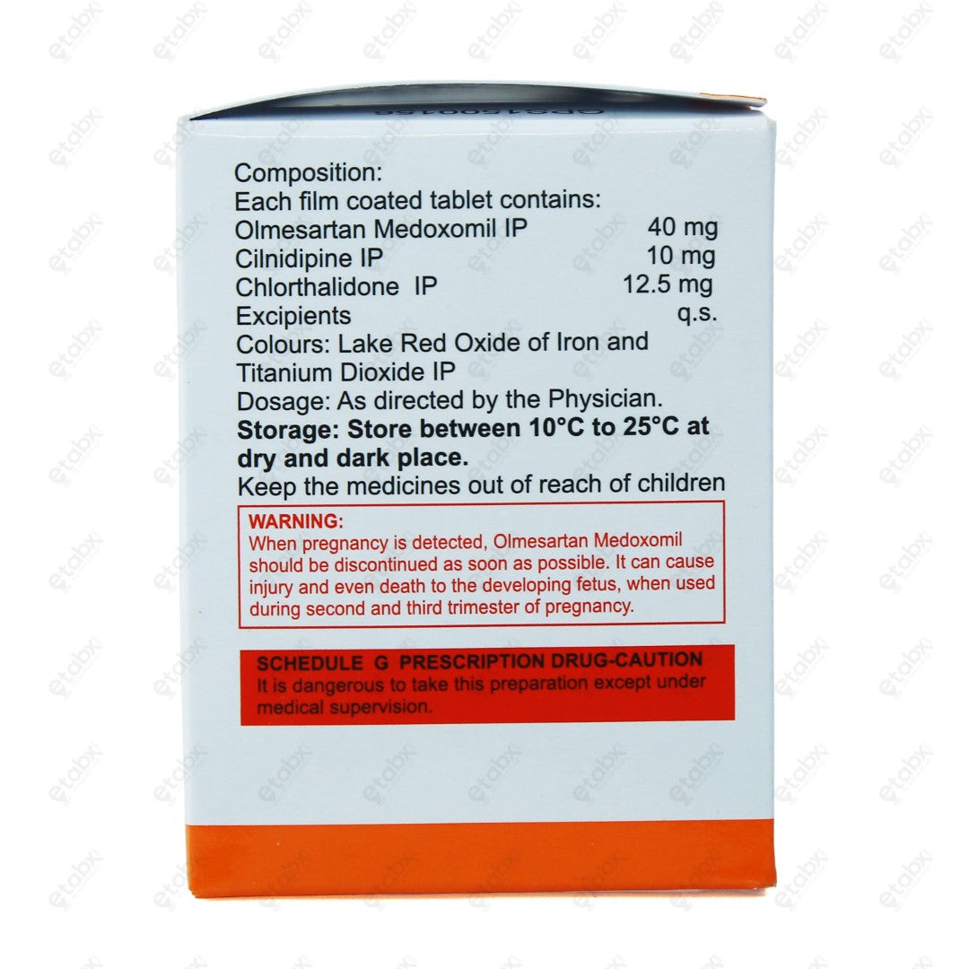 Olmin Trio 40mg Tablet 10's
