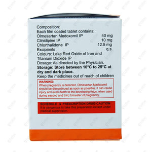 Olmin Trio 40mg Tablet 10's