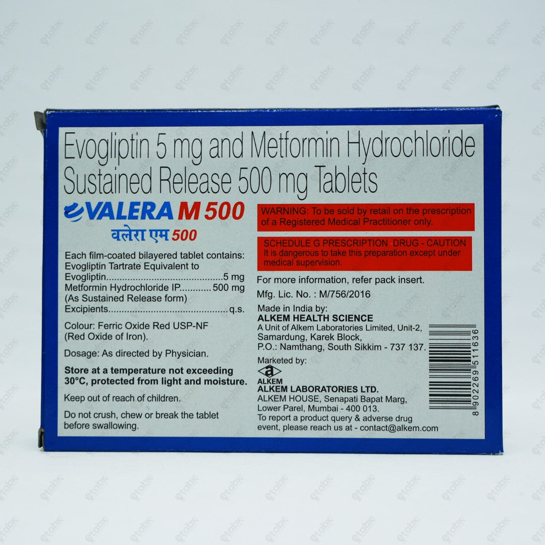 Valera M 500mg Tablet 15s