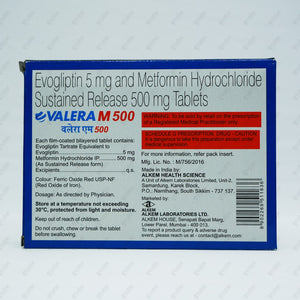 Valera M 500mg Tablet 15s