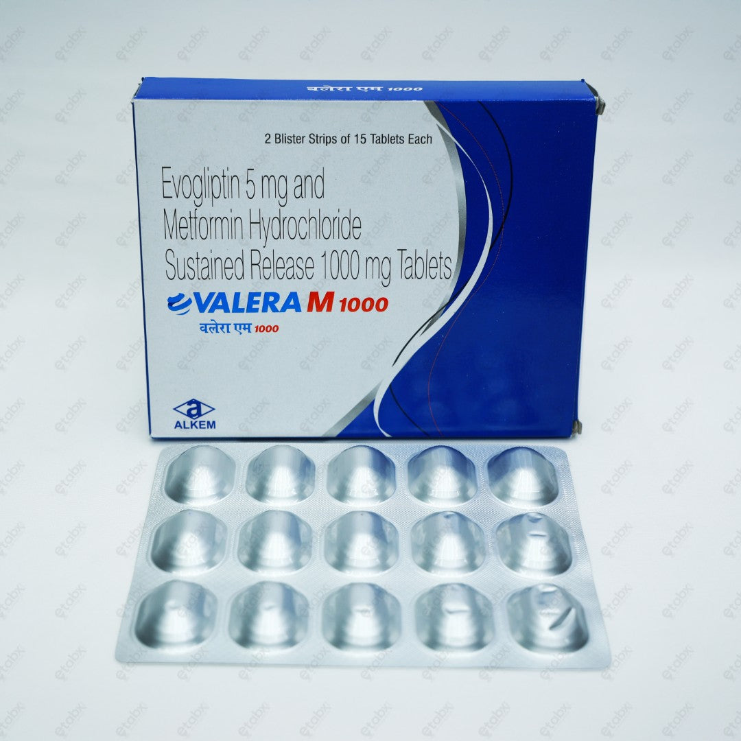 Valera M 1000mg Tablet 15's